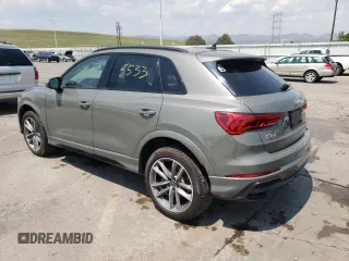 2022 Audi Q3 S line Premium Plus with VIN WA1EECF31N1007643, listed as a Copart auction lot 49499692 with 5,533 mi miles. Bid and sale history available at carsss.com. Image 3.