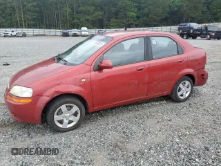 2005 Chevrolet Aveo LS with VIN KL1TD52635B333375, listed as a Copart auction lot 58951585 with 89,455 mi miles and Non repairable. Bid and sale history available at DreamBid. Image 1.