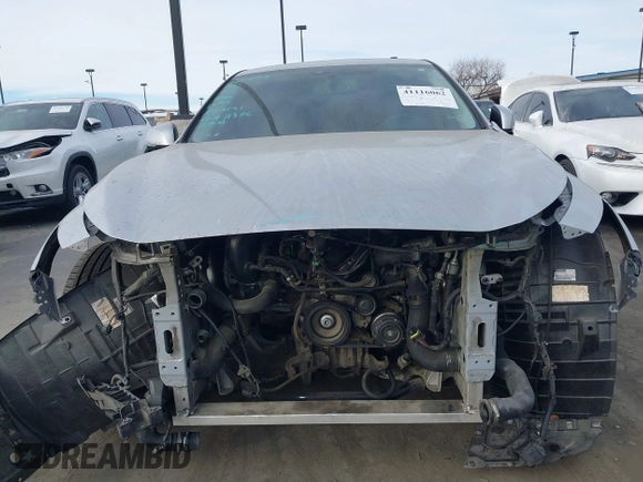 2017 Infiniti Q50 2.0t with VIN JN1CV7AP7HM641320, listed as a IAAI auction lot 41116062 with 164,024 mi miles. Bid and sale history available at carsss.com. Image 6.