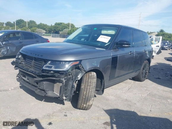 2019 Land Rover Range Rover with VIN SALGS2RE8KA528149, listed as a IAAI auction lot 41256542 with NaN miles. Bid and sale history available at carsss.com. Image 2.
