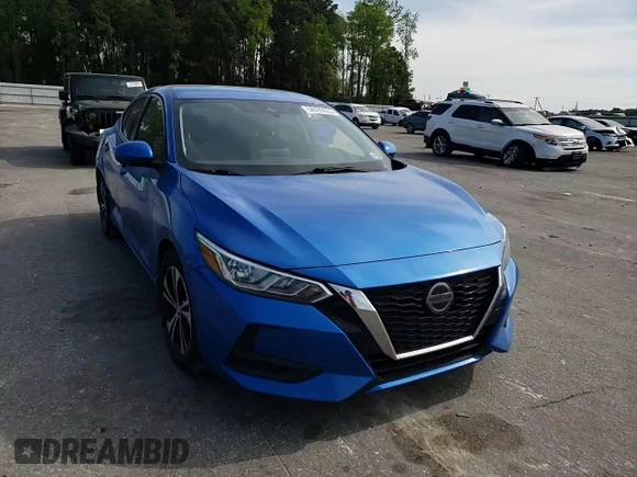 2020 Nissan Sentra SV with VIN 3N1AB8CV7LY275110, listed as a Copart auction lot 52499605 with 67,822 mi miles and Salvage Title. Bid and sale history available at DreamBid. Image 11.