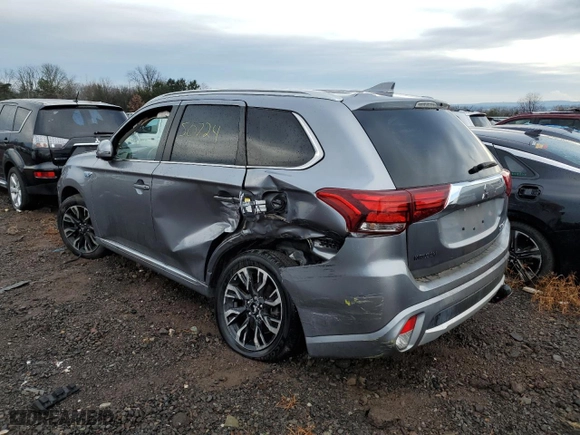 2018 Mitsubishi Outlander PHEV SEL with VIN JA4J24A57JZ057948, listed as a Copart auction lot 66682852 with 50724 miles. Bid and sale history available at carsss.com. Image 3.