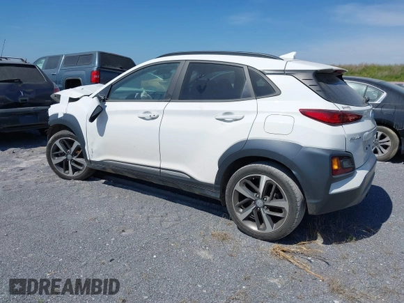 2021 Hyundai Kona Limited with VIN KM8K33A59MU731645, listed as a IAAI auction lot 41610100 with 33,572 mi miles. Bid and sale history available at carsss.com. Image 3.