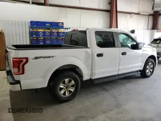 2015 Ford F-150 XLT with VIN 1FTEW1C84FKE47844, listed as a Copart auction lot 50348595 with 137,916 mi miles and Salvage Title. Bid and sale history available at carsss.com. Image 3.
