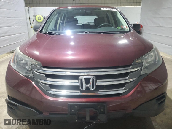 2014 Honda CR-V LX with VIN 5J6RM4H35EL041029, listed as a Copart auction lot 50498975 with 81,185 mi miles and Salvage Title. Bid and sale history available at DreamBid. Image 5.