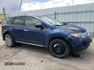 2009 Nissan Murano SL with VIN JN8AZ18W59W134056, listed as a Copart auction lot 66243024 with 129,427 mi miles and Salvage Title. Bid and sale history available at carsss.com. Image 4.