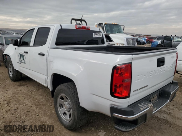 2022 Chevrolet Colorado 2WD LT with VIN 1GCGSCEN4N1323760, listed as a Copart auction lot 89357255 with 36,224 mi miles and Salvage title. Bid and sale history available at DreamBid. Image 2.