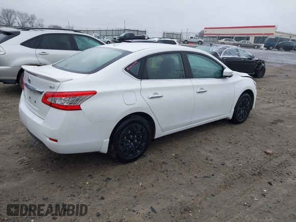 2015 Nissan Sentra SV with VIN 3N1AB7AP1FL685532, listed as a IAAI auction lot 41555565 with 93,931 mi miles and . Bid and sale history available at DreamBid. Image 4.