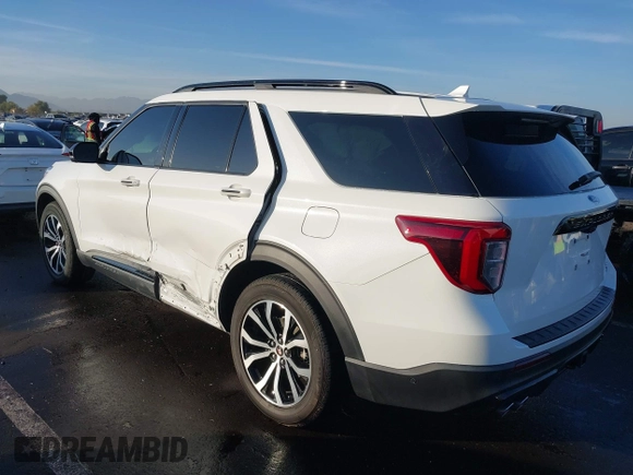 2020 Ford Explorer ST with VIN 1FM5K8GC0LGA28807, listed as a IAAI auction lot 41214396 with 76,367 mi miles. Bid and sale history available at carsss.com. Image 6.