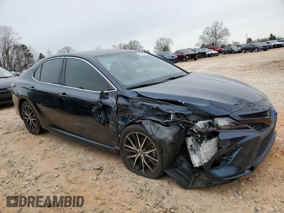 2021 Toyota Camry SE Nightshade with VIN 4T1G11AKXMU614761, listed as a Copart auction lot 48400705 with 115,395 mi miles and Salvage Title. Bid and sale history available at carsss.com. Image 4.