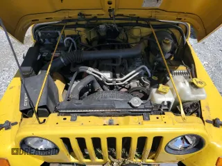2004 Jeep Wrangler Sport with VIN 1J4FA49S84P753317, listed as a Copart auction lot 55872965 with 185,763 mi miles and Salvage title. Bid and sale history available at DreamBid. Image 12.