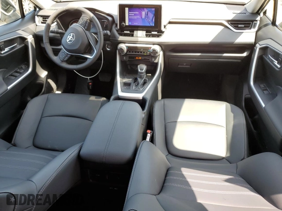 2025 Toyota RAV4 XLE Premium with VIN 2T3C1RFV6SW393485, listed as a Copart auction lot 58411515 with 13 mi miles and Salvage title. Bid and sale history available at DreamBid. Image 8.