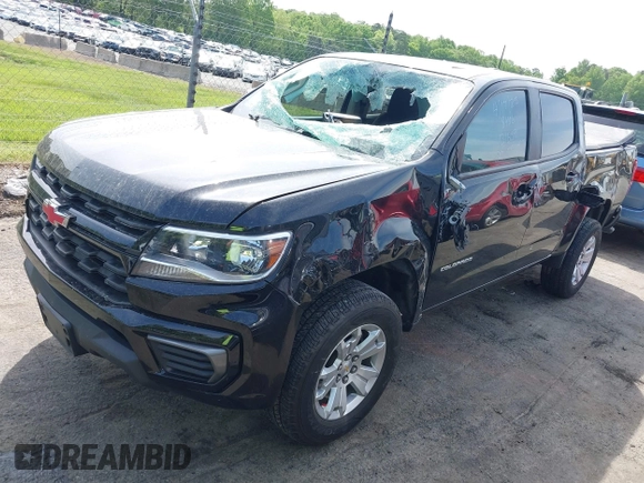 2022 Chevrolet Colorado 2WD LT with VIN 1GCGSCEN4N1198906, listed as a IAAI auction lot 42103408 with 61,766 mi miles and . Bid and sale history available at DreamBid. Image 2.