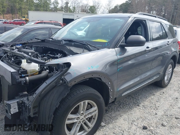 2022 Ford Explorer XLT with VIN 1FMSK8DH9NGA23286, listed as a IAAI auction lot 41769916 with 51,644 mi miles. Bid and sale history available at carsss.com. Image 18.
