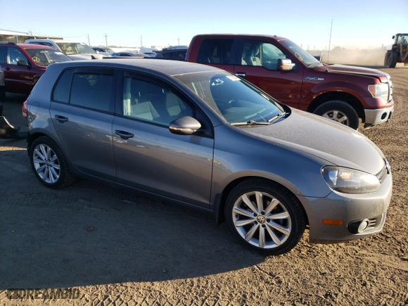 2014 Volkswagen Golf TDI w/Sunroof & Nav with VIN WVWDM7AJ7EW008705, listed as a Copart auction lot 77225504 with 135,279 mi miles and Salvage Title. Bid and sale history available at carsss.com. Image 4.