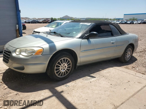 2006 Chrysler Sebring Touring z VIN 1C3EL55R66N257245, wystawiony jako Copart lot #59061145 z przebiegiem 75 349 mil mil oraz Czysty tytuł • Clean title. Historia ofert i sprzedaży dostępna na DreamBid. Obrazek 1.