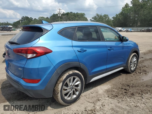 2018 Hyundai Tucson SEL with VIN KM8J3CA48JU654958, listed as a Copart auction lot 59380105 with 64,934 mi miles and Salvage title. Bid and sale history available at DreamBid. Image 3.
