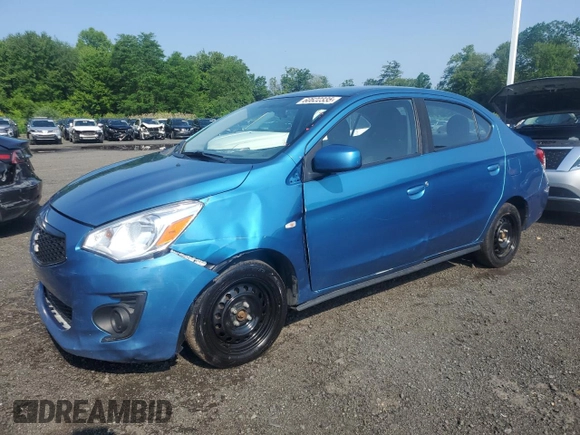 2020 Mitsubishi Mirage ES z VIN ML32F3FJ5LHF05052, wystawiony jako Copart lot #60622335 z przebiegiem 122 612 mil mil oraz Czysty tytuł • Clean title. Historia ofert i sprzedaży dostępna na DreamBid. Obrazek 1.