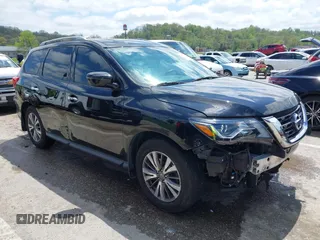 2017 Nissan Pathfinder S with VIN 5N1DR2MN9HC637726, listed as a IAAI auction lot 42073478 with 96,916 mi miles and . Bid and sale history available at DreamBid. Image 1.