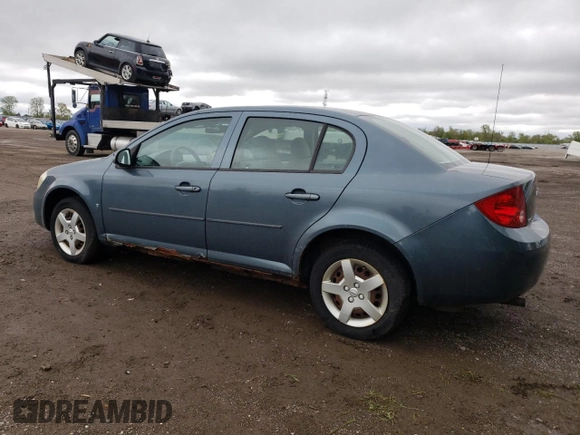 2007 Chevrolet Cobalt LT z VIN 1G1AL55F877295199, wystawiony jako Copart lot #58410745 z przebiegiem 201 129 mil mil oraz Czysty tytuł • Clean title. Historia ofert i sprzedaży dostępna na DreamBid. Obrazek 2.