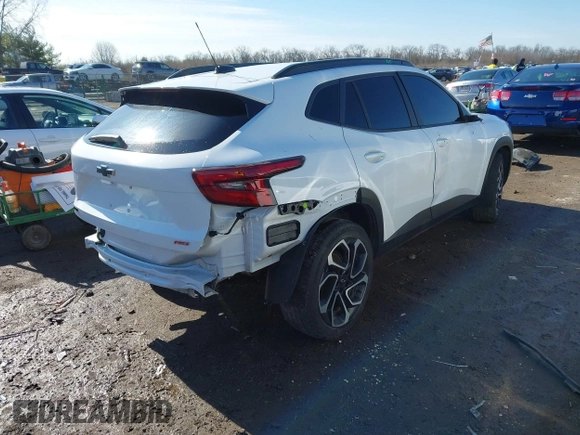 2024 Chevrolet Trax 2RS with VIN KL77LJE22RC061512, listed as a IAAI auction lot 41818671 with 51,461 mi miles and . Bid and sale history available at DreamBid. Image 4.