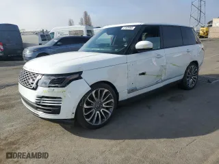2020 Land Rover Range Rover with VIN SALGS5SE1LA412529, listed as a Copart auction lot 41509965 with 24,896 mi miles and Salvage Title. Bid and sale history available at carsss.com. Image 1.