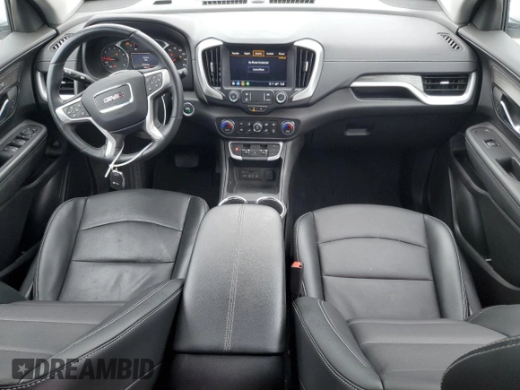 2024 GMC Terrain SLT with VIN 3GKALVEGXRL275104, listed as a Copart auction lot 60019185 with 10,127 mi miles and Salvage title. Bid and sale history available at DreamBid. Image 8.