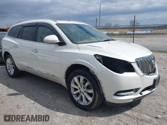 2014 Buick Enclave Premium with VIN 5GAKRCKD1EJ330216, listed as a IAAI auction lot 41880771 with 157,000 mi miles and . Bid and sale history available at DreamBid. Image 1.