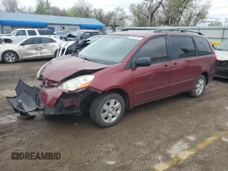 2006 Toyota Sienna CE with VIN 5TDZA23C66S551416, listed as a Copart auction lot 52034795 with 180,177 mi miles and Salvage Title. Bid and sale history available at DreamBid. Image 1.