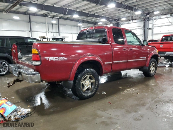2001 Toyota Tundra Ltd with VIN 5TBBT48181S203438, listed as a Copart auction lot 45710975 with 233,909 mi miles and Salvage Title. Bid and sale history available at carsss.com. Image 3.