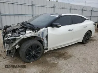 2019 Nissan Maxima SV with VIN 1N4AA6AV5KC368342, listed as a Copart auction lot 56415085 with 111,961 mi miles and Salvage title. Bid and sale history available at DreamBid. Image 1.
