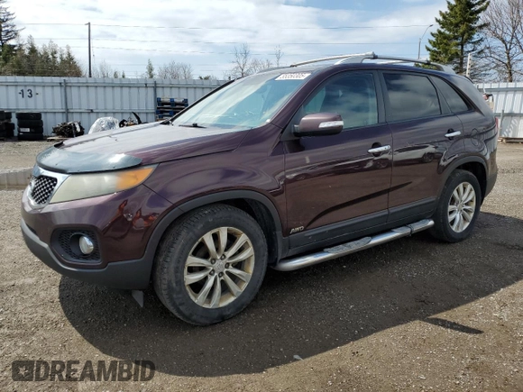 2011 Kia Sorento EX with VIN 5XYKUDA29BG168012, listed as a Copart auction lot 55350305 with 443,033 mi miles and Clean Title. Bid and sale history available at DreamBid. Image 1.