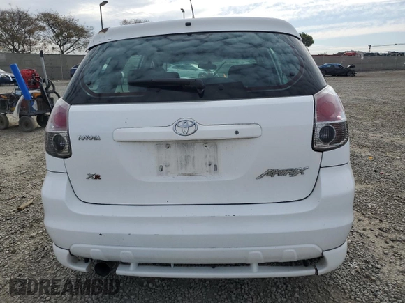 2006 Toyota Matrix STD with VIN 2T1KR32E56C572110, listed as a Copart auction lot 47418045 with Not Provided miles and Salvage Title. Bid and sale history available at carsss.com. Image 6.