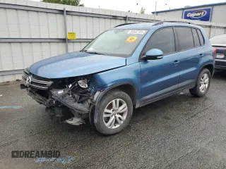 2017 Volkswagen Tiguan S with VIN WVGAV7AX7HW501479, listed as a Copart auction lot 56582705 with 157,414 mi miles and Clean Title. Bid and sale history available at DreamBid. Image 1.