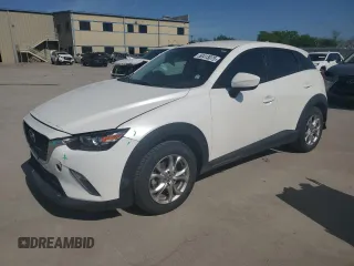 2018 Mazda CX-3 Sport with VIN JM1DKDB76J0309289, listed as a Copart auction lot 50413075 with 57,455 mi miles and Salvage Title. Bid and sale history available at DreamBid. Image 1.