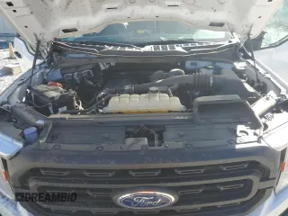2022 Ford F-150 XL with VIN 1FTMF1EB5NKE26035, listed as a Copart auction lot 76379644 with 21,168 mi miles and Salvage title. Bid and sale history available at DreamBid. Image 12.
