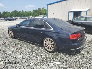 2013 Audi A8 L 3.0L with VIN WAURGAFD0DN003358, listed as a Copart auction lot 55416175 with 114,973 mi miles and Salvage Title. Bid and sale history available at carsss.com. Image 2.