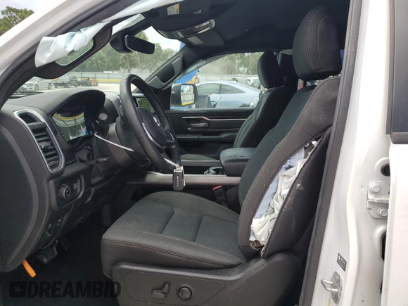 2023 Ram 1500 Big Horn with VIN 1C6RRFFG1PN526064, listed as a Copart auction lot 59071885 with 24,440 mi miles and Non repairable. Bid and sale history available at DreamBid. Image 7.