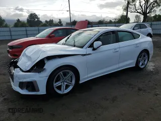 2021 Audi A5 Sportback S line Premium with VIN WAUDACF5XMA017775, listed as a Copart auction lot 50543085 with 0 mi miles and Clean Title. Bid and sale history available at carsss.com. Image 1.