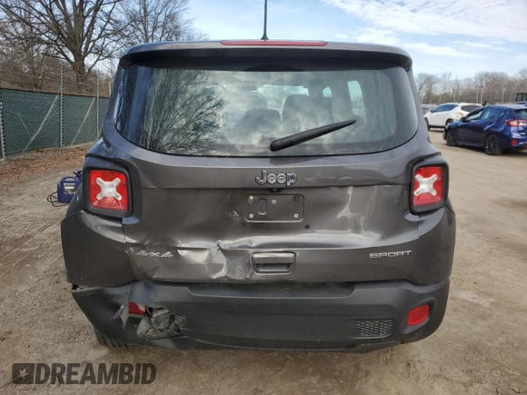 2020 Jeep Renegade Sport z VIN ZACNJBAB2LPL24142, wystawiony jako Copart lot #45908345 z przebiegiem 69 118 mil mil oraz Szkoda całkowita • Salvage title. Historia ofert i sprzedaży dostępna na DreamBid. Obrazek 6.