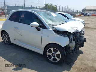 2014 FIAT 500e with VIN 3C3CFFGE6ET244850, listed as a IAAI auction lot 42562038 with 90,770 mi miles and . Bid and sale history available at DreamBid. Image 1.