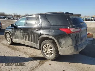 2019 Chevrolet Traverse LT Cloth with VIN 1GNEVGKW3KJ243291, listed as a Copart auction lot 82476534 with 131,729 mi miles and Salvage Title. Bid and sale history available at carsss.com. Image 2.