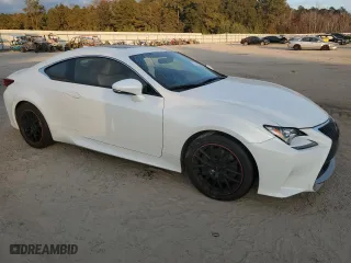 2015 Lexus RC 350 with VIN JTHHE5BC2F5005364, listed as a Copart auction lot 75643834 with 125,650 mi miles and Salvage Title. Bid and sale history available at carsss.com. Image 4.