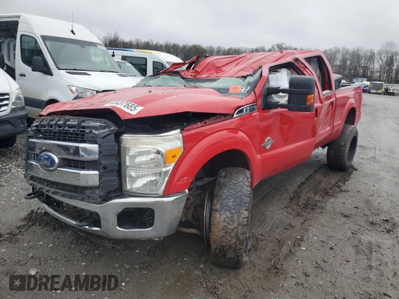 2011 Ford F-350 XL with VIN 1FT8W3BT1BEB74174, listed as a Copart auction lot 44437685 with Not Provided miles and Salvage Title. Bid and sale history available at DreamBid. Image 1.