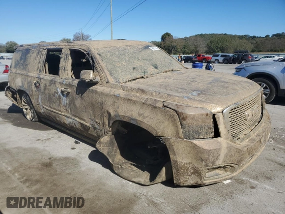 2016 GMC Yukon XL Denali with VIN 1GKS2HKJ4GR224678, listed as a Copart auction lot 76951664 with Not Provided miles and Non Repairable. Bid and sale history available at DreamBid. Image 4.