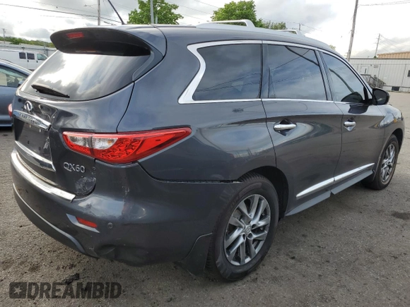 2014 Infiniti QX60 with VIN 5N1AL0MM6EC530421, listed as a Copart auction lot 55479135 with 145,573 mi miles and Clean Title. Bid and sale history available at DreamBid. Image 3.