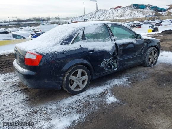 2005 Audi A4 3.0L with VIN WAULT68E95A076077, listed as a IAAI auction lot 41380217 with 54,423 mi miles. Bid and sale history available at carsss.com. Image 4.