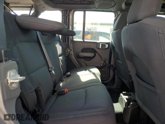 2023 Jeep Wrangler Sport with VIN 1C4HJXDG9PW699538, listed as a Copart auction lot 44275595 with 23,331 mi miles and Clean Title. Bid and sale history available at DreamBid. Image 10.