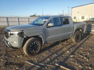 2023 Nissan Frontier SV z VIN 1N6ED1EK6PN672858, wystawiony jako Copart lot #48400555 z przebiegiem 17 854 mil mil oraz Szkoda całkowita • Salvage title. Historia ofert i sprzedaży dostępna na DreamBid. Obrazek 1.