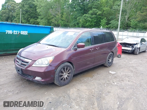 2007 Honda Odyssey Touring with VIN 5FNRL38887B121770, listed as a IAAI auction lot 42253433 with 237,597 mi miles and . Bid and sale history available at DreamBid. Image 2.